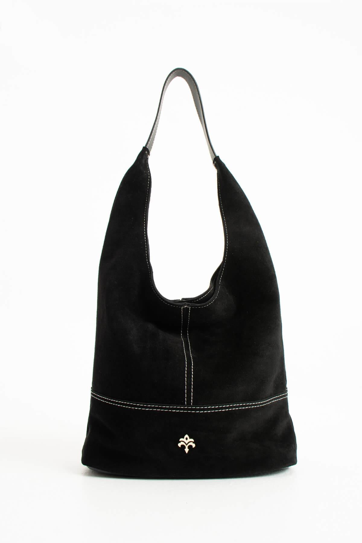 ASTRAEA Kadın Hakiki Süet Deri Omuz Çantası