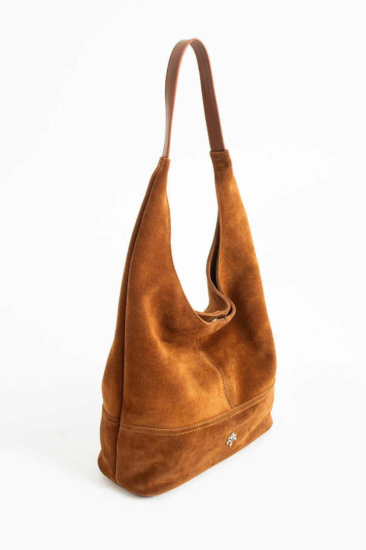 ASTRAEA Kadın Hakiki Süet Deri Omuz Çantası