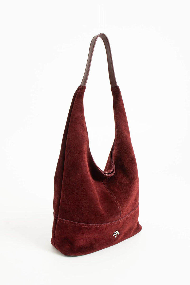 ASTRAEA Kadın Hakiki Süet Deri Omuz Çantası