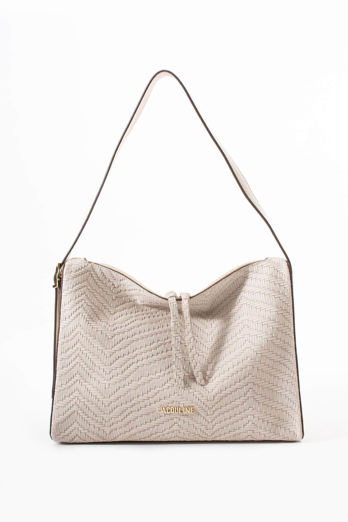 AURENYA Hakiki Süet Deri Kadın Omuz Çantası