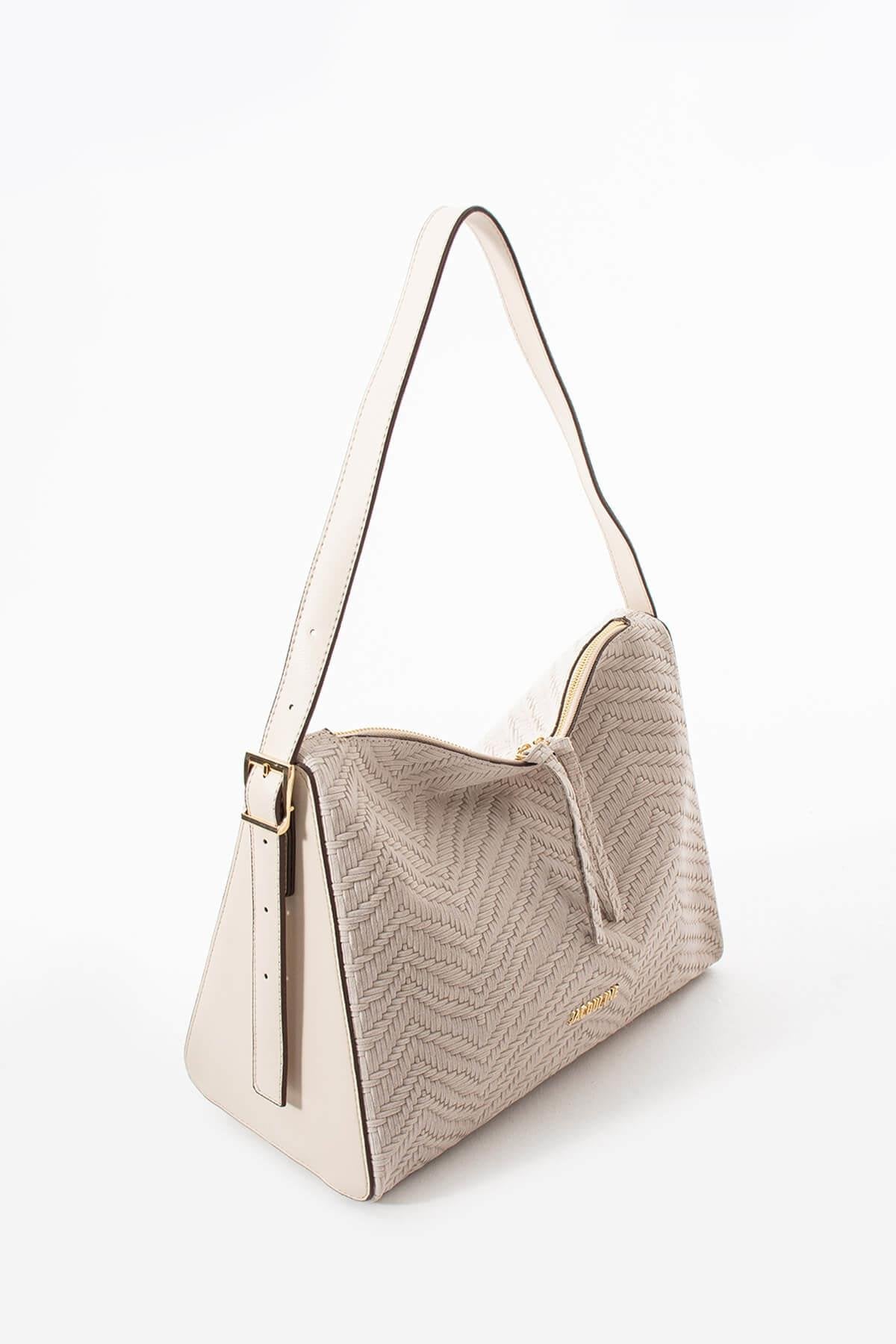 AURENYA Hakiki Süet Deri Kadın Omuz Çantası