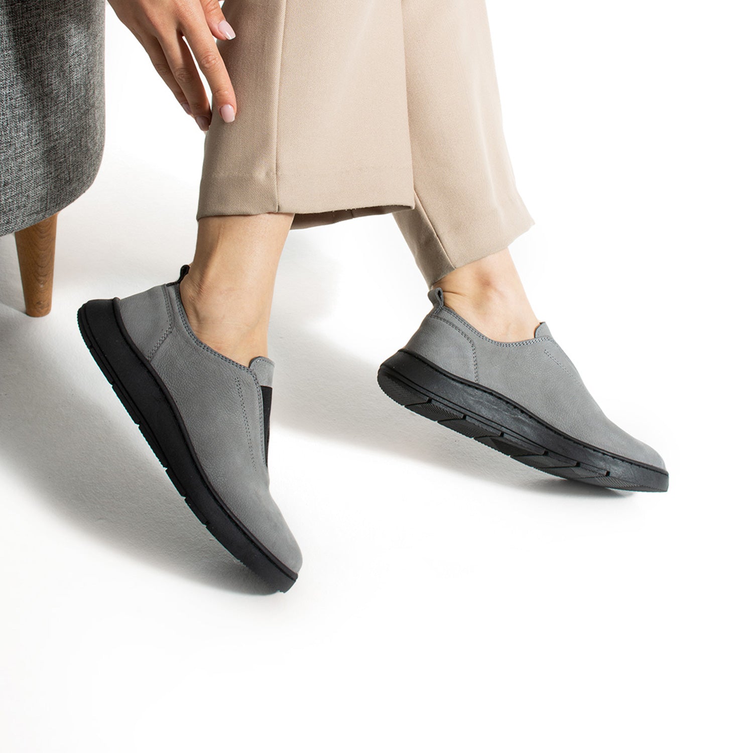 Brenner Kadın Hakiki Deri Nubuk Kadın Günlük Ayakkabı