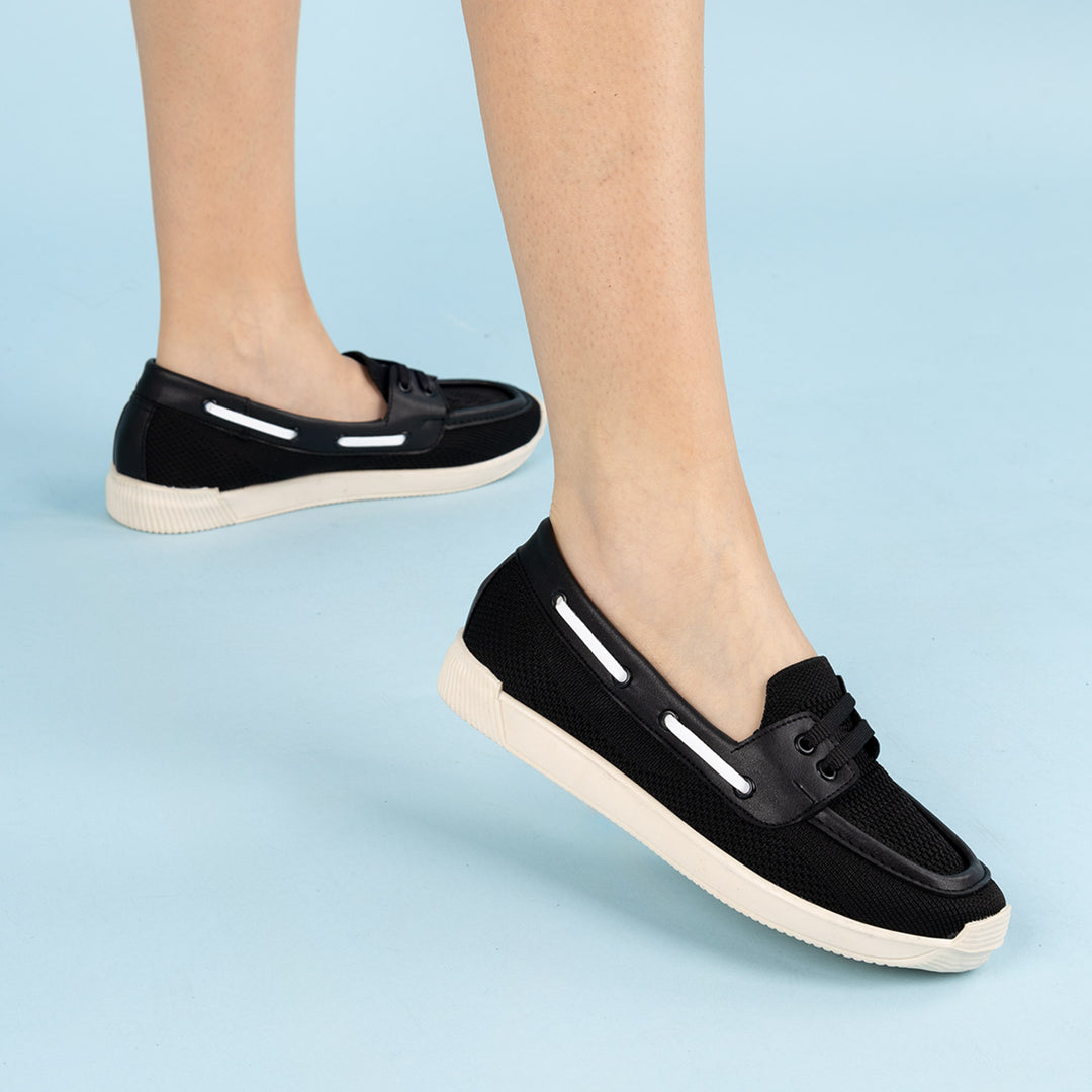 Capetillo Kadın Siyah Loafer Ayakkabı