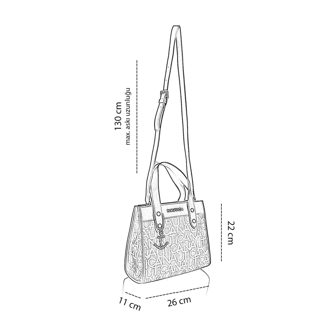 Nautica Carina Kadın El Çantası ve Ayarlanabilir Askılı Çapraz Çanta CN5060T