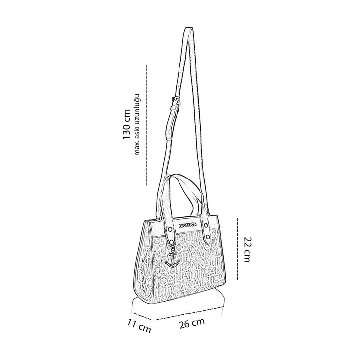 Nautica Carina Kadın El Çantası ve Ayarlanabilir Askılı Çapraz Çanta CN5060T