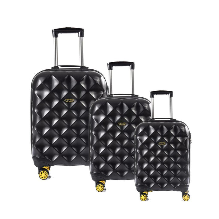 ÇÇS 5188 Siyah ABS Valiz Seti - HERVİG