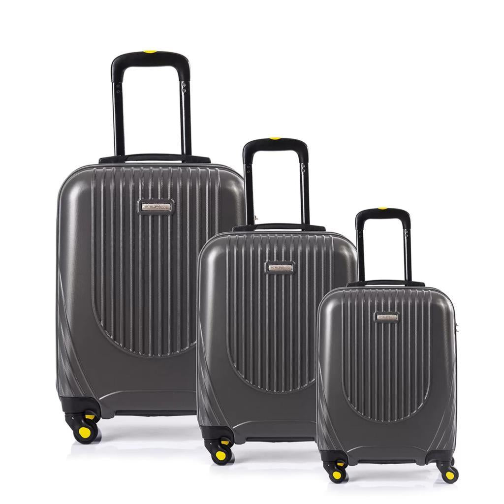 ÇÇS 5197 Antrasit Abs Valiz Seti -OREGO