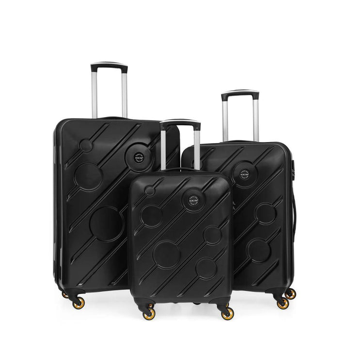 ÇÇS 5208 Siyah Abs Valiz Set - ADAR