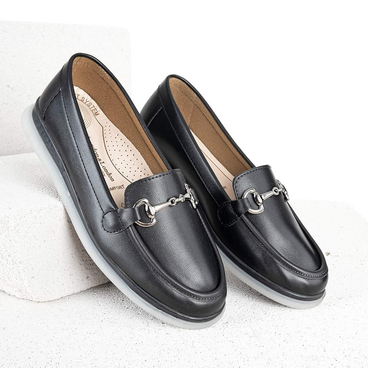 Daphe Kadın Siyah Loafer Ayakkabı
