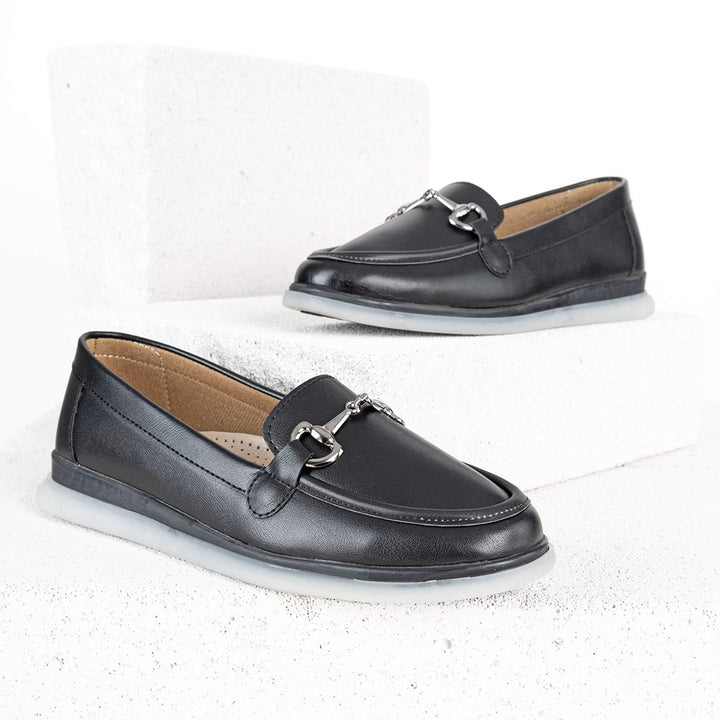 Daphe Kadın Siyah Loafer Ayakkabı