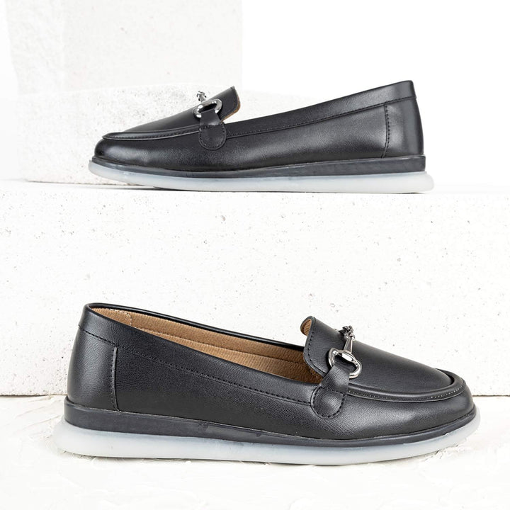 Daphe Kadın Siyah Loafer Ayakkabı