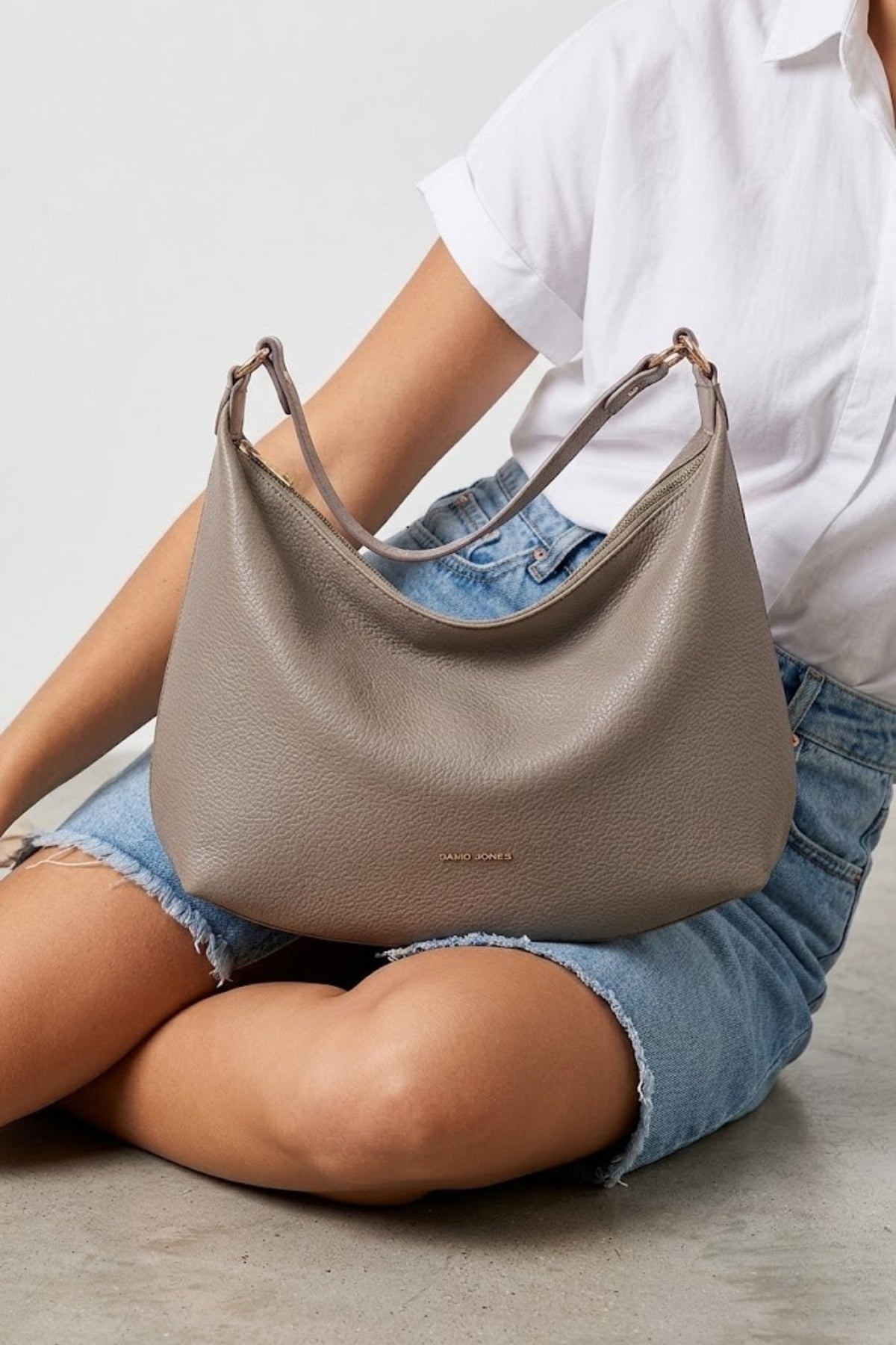 Prox David Jones Yumuşak Dokulu Hobo Omuz Çantası