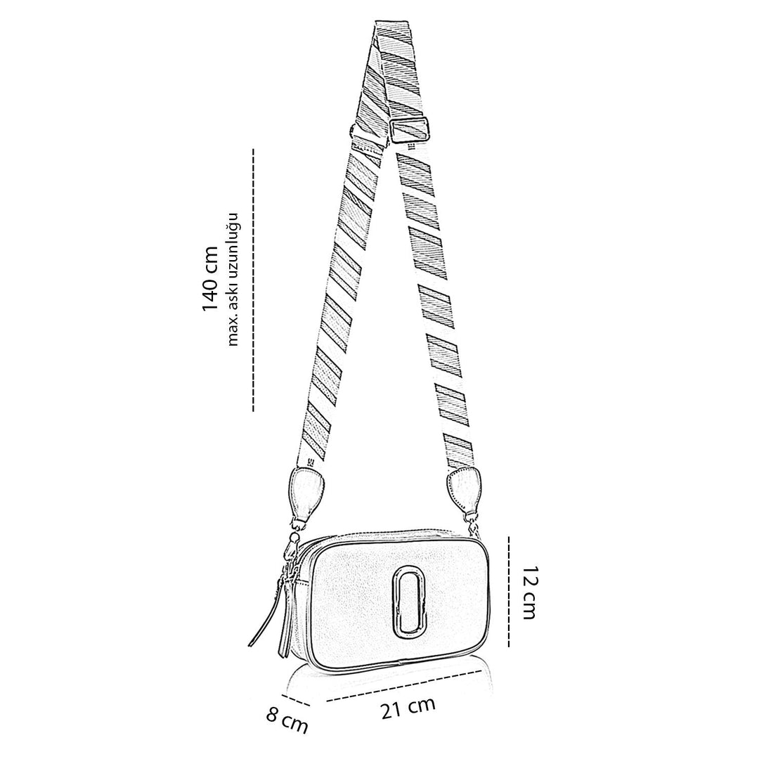 Matmazel Despina Kadın Ayarlanabilir Askılı Çapraz Çanta 241SC221