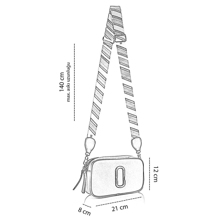 Matmazel Despina Kadın Ayarlanabilir Askılı Çapraz Çanta 241SC221