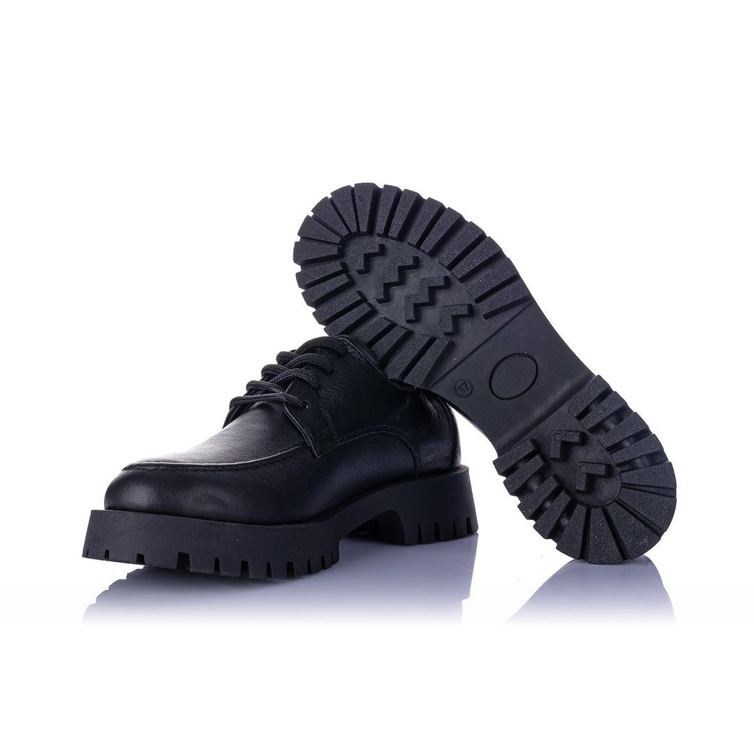 Donat Kadın Bağcıklı Siyah Günlük Ayakkabı