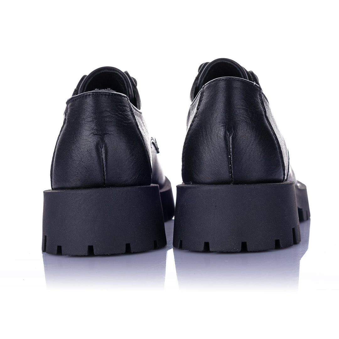 Donat Kadın Bağcıklı Siyah Günlük Ayakkabı