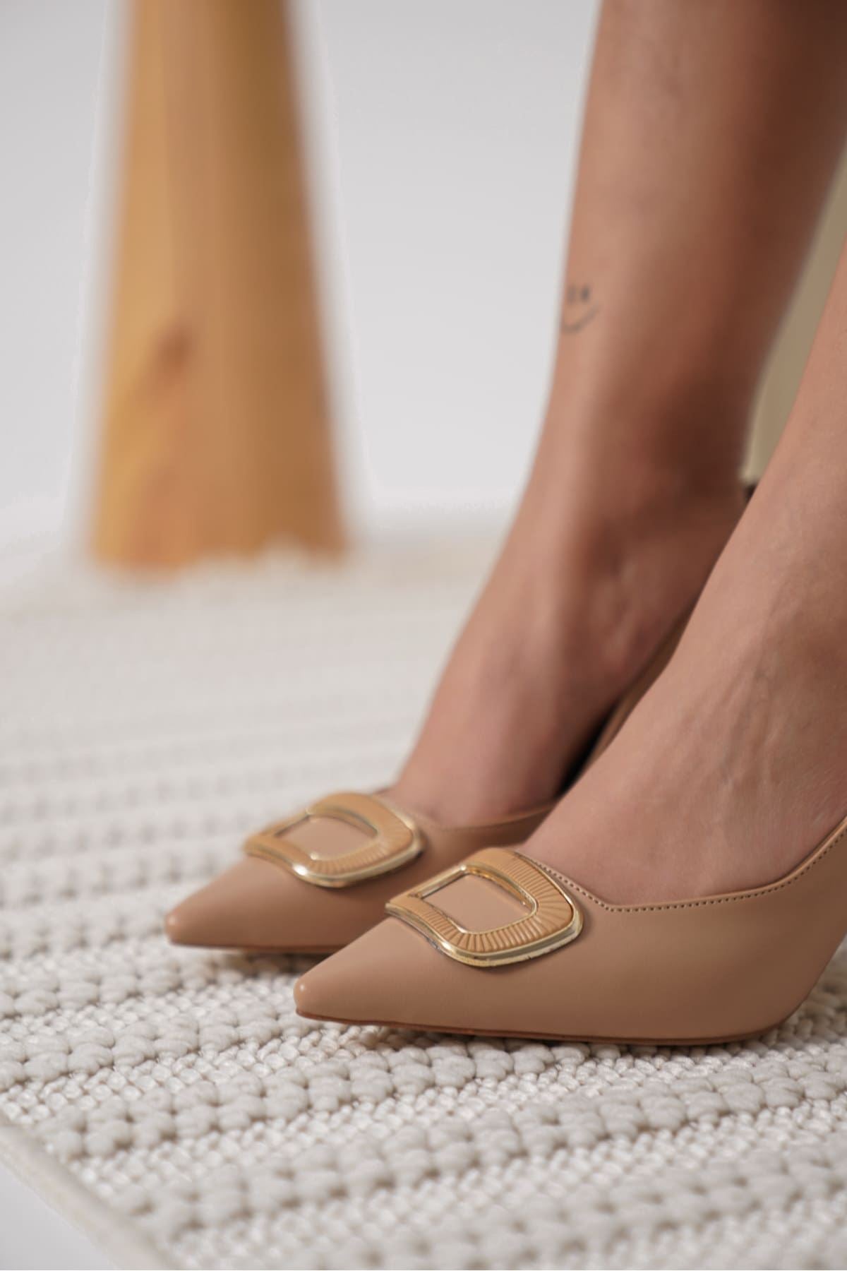 Emery Kadın Nude Topuklu Ayakkabı