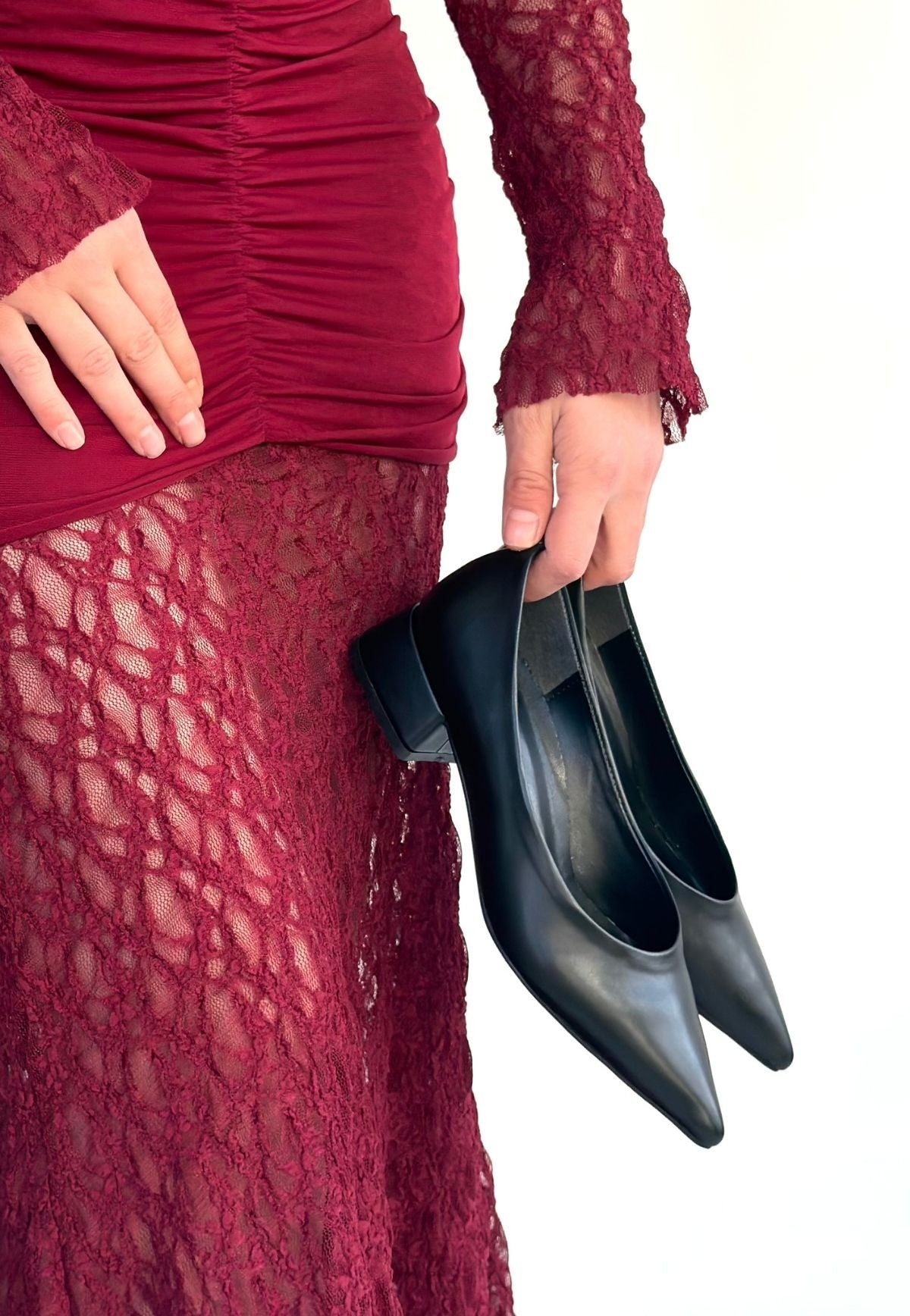 Ferla Kadın Siyah Topuklu Ayakkabı