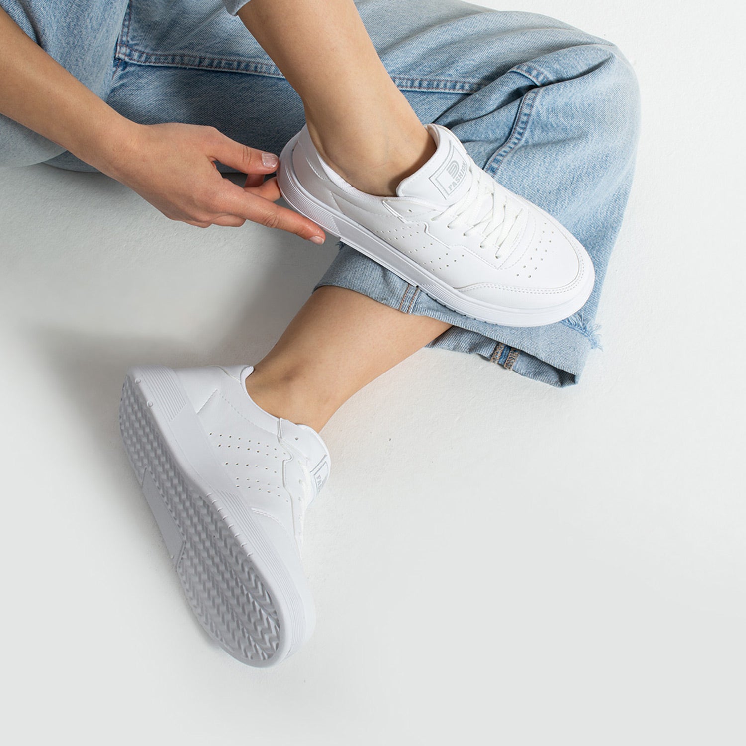 Feyen Kadın Beyaz Günlük Spor Ayakkabı