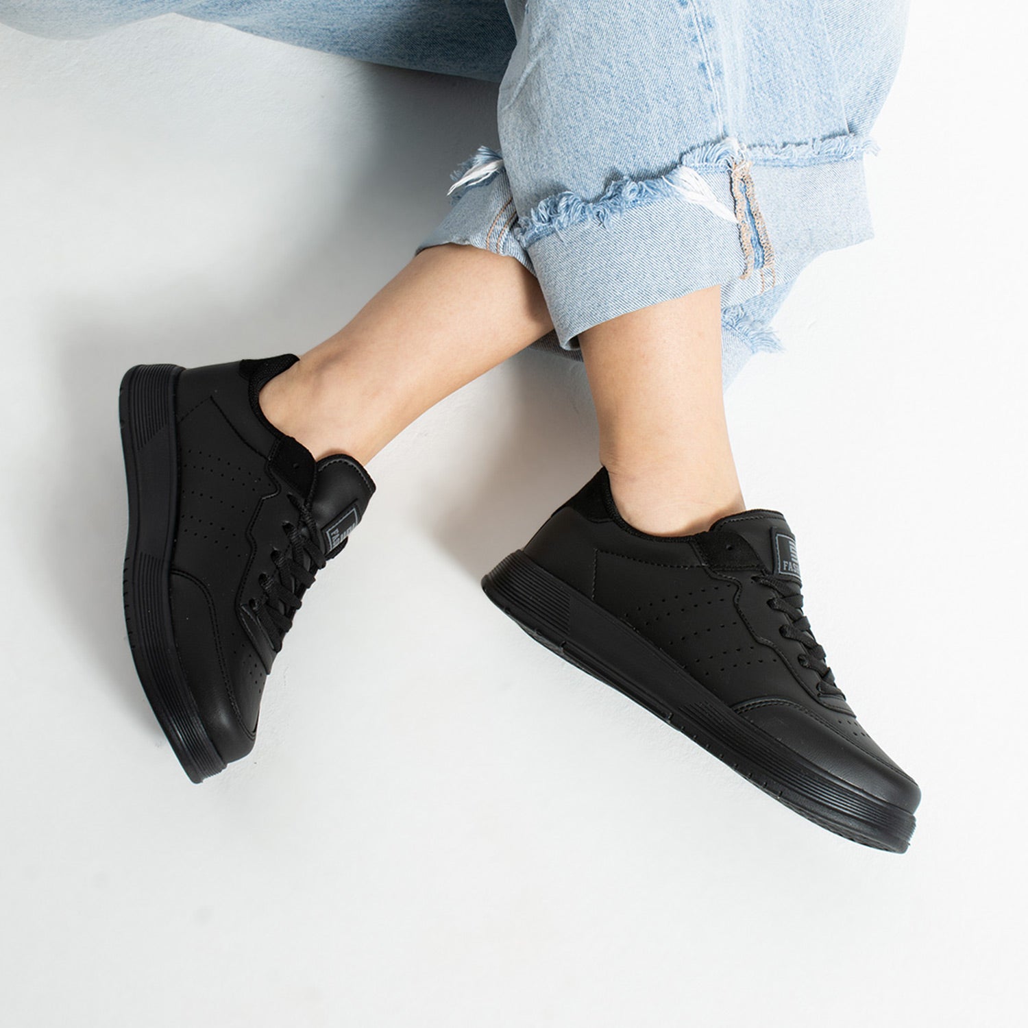 Feyen Kadın Siyah Günlük Spor Ayakkabı