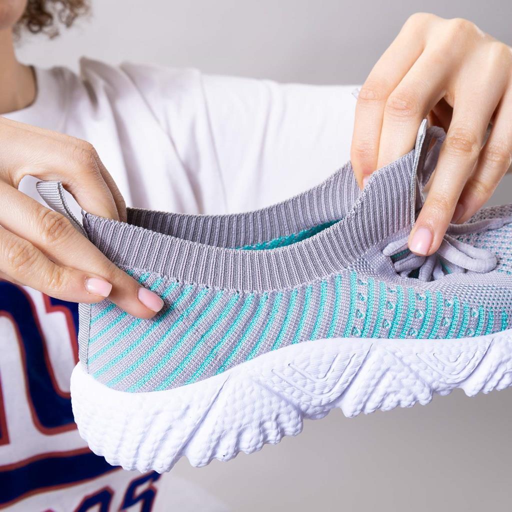 Gorgo Açık Gri Kadın Triko Spor Ayakkabı
