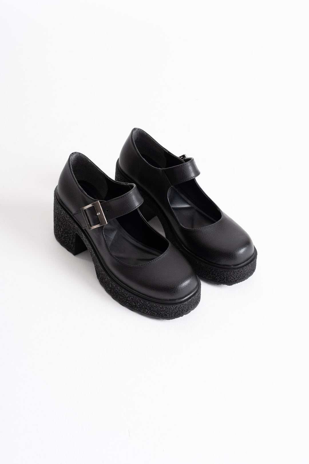 Helen Kadın Siyah Topuklu Babet Ayakkabı