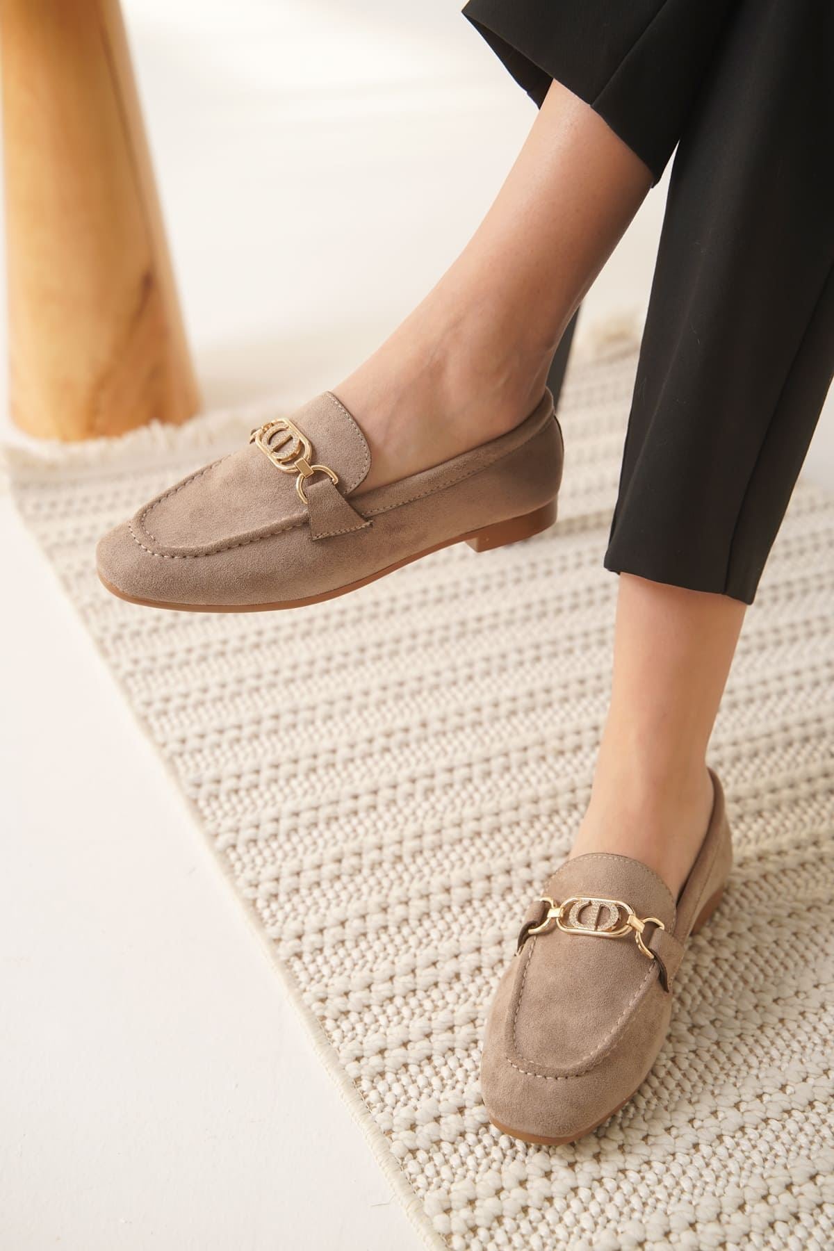 Hera Kadın Süet Vizon Loafer