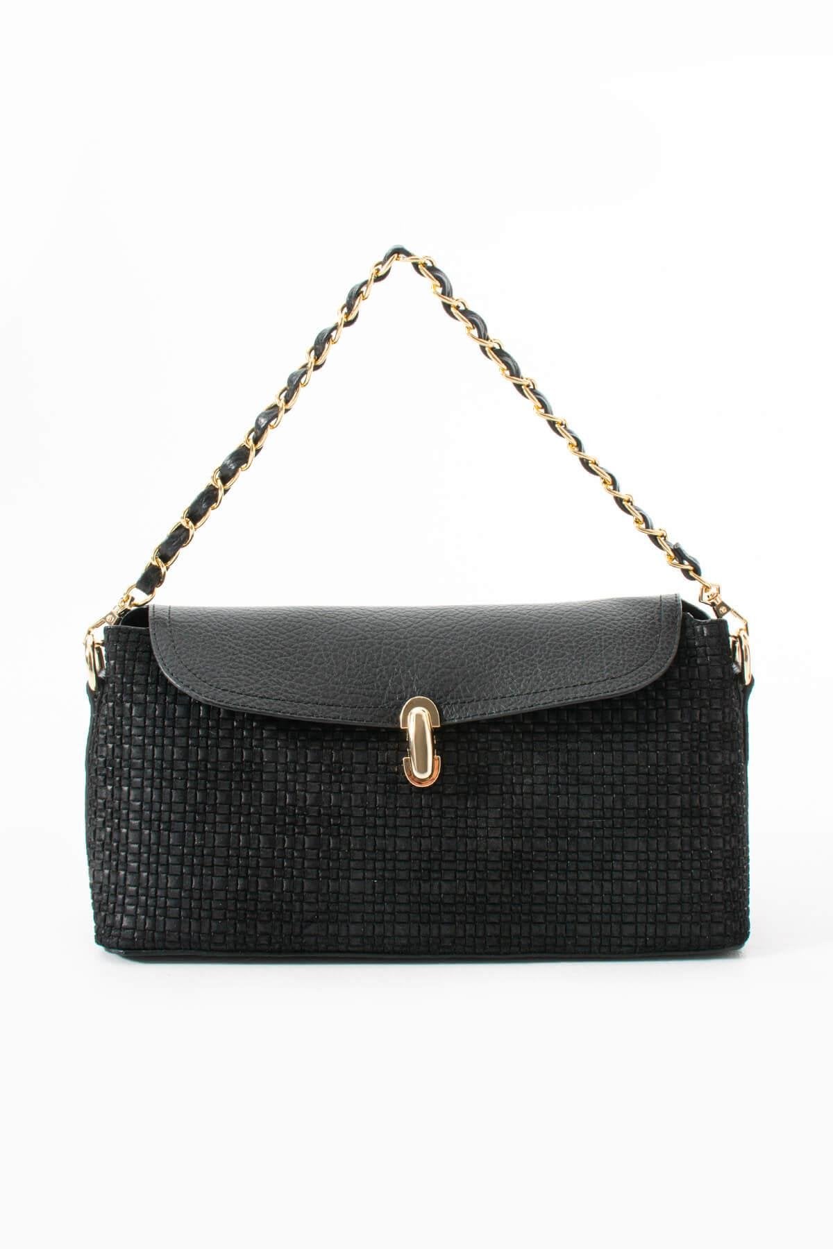 HERAYA Hakiki Süet Deri Kadın Omuz Çantası