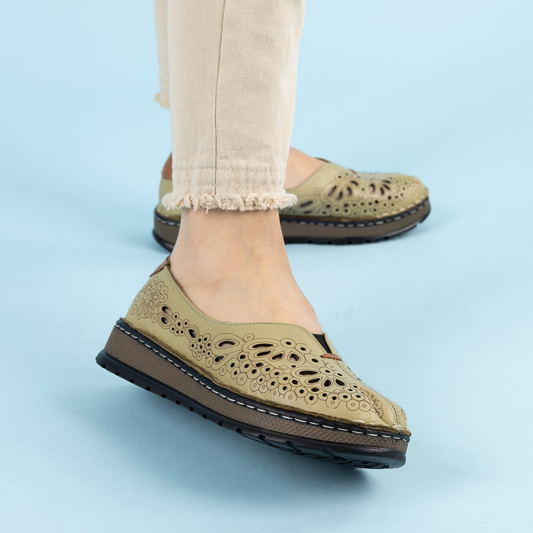 Hoag Kadın Hakiki Deri Açık Yeşil Günlük Ayakkabı