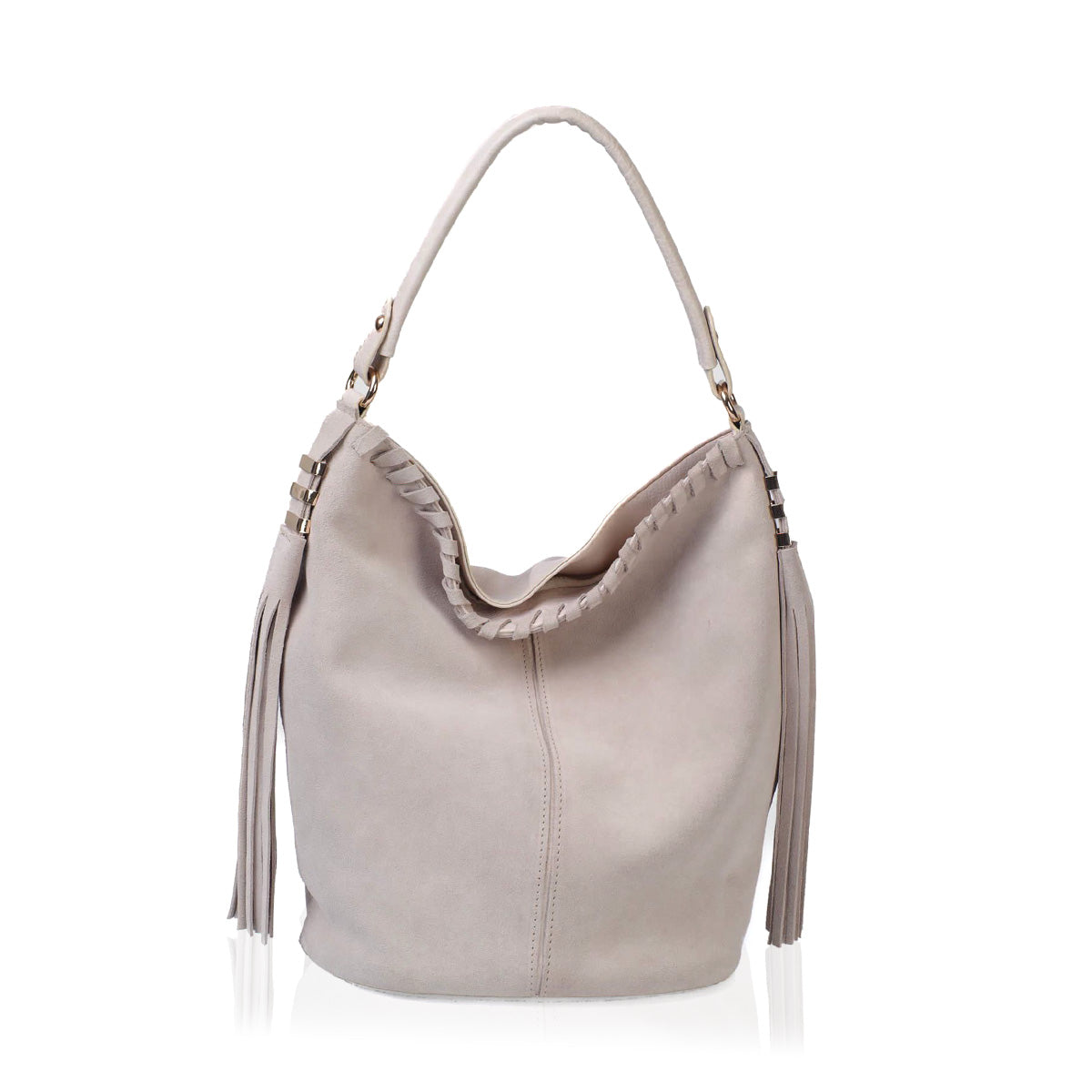 Ute-N Hakiki Süet Deri Kadın Omuz Çantası