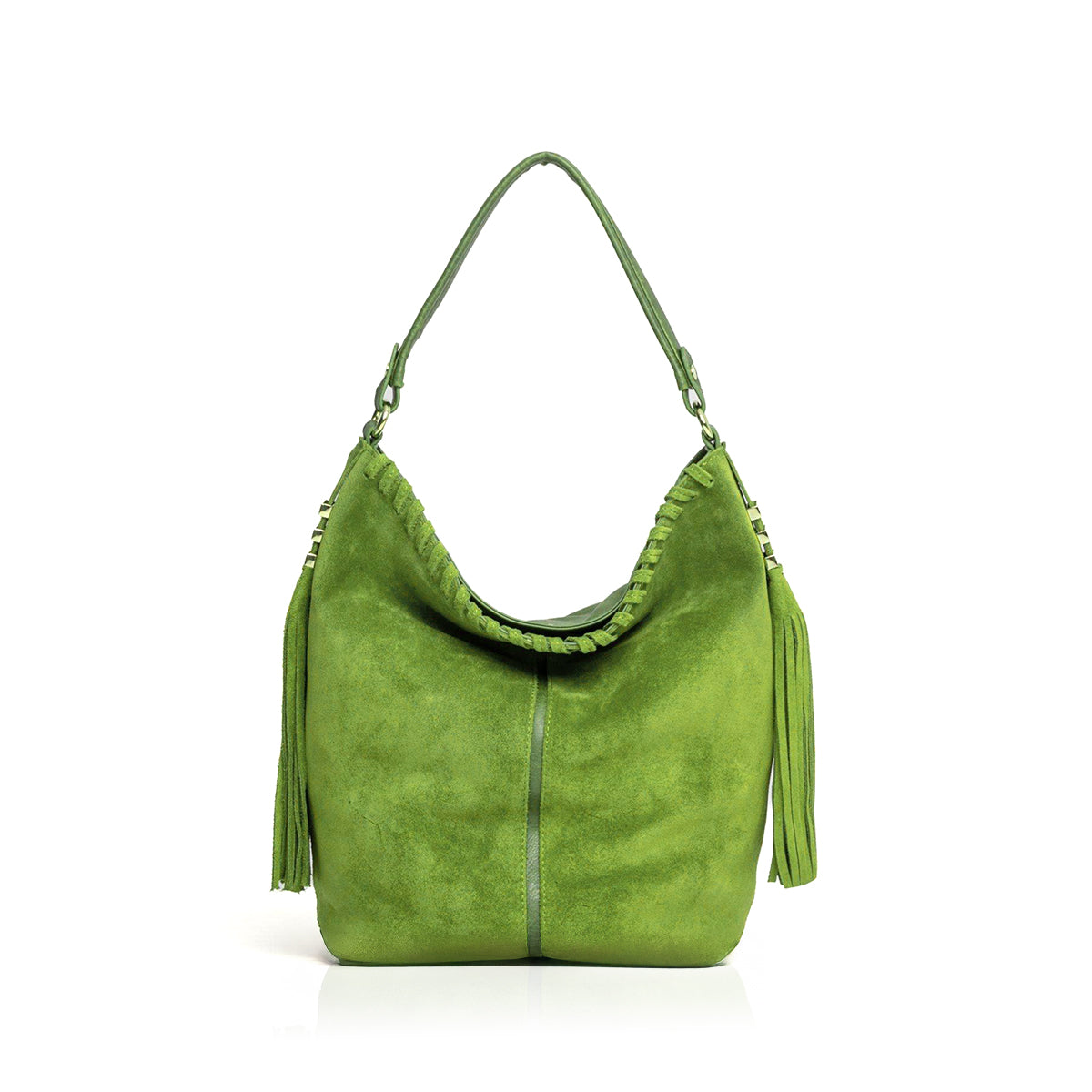 Ute-N Hakiki Süet Deri Kadın Omuz Çantası