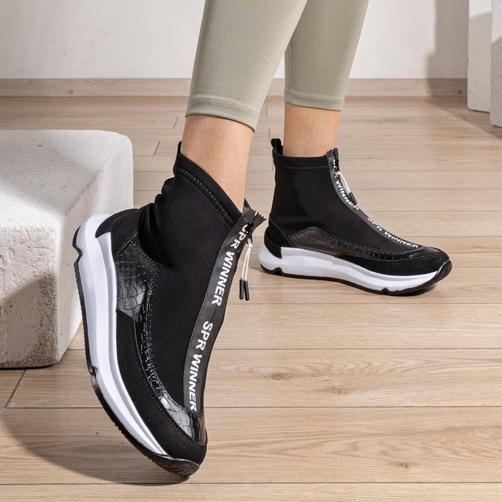 Jarvis Kadın Dalgıç Kumaş Siyah Spor Ayakkabı
