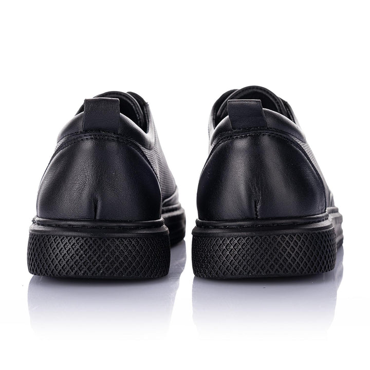 Jelman Kadın Hakiki Deri Siyah Casual Ayakkabı