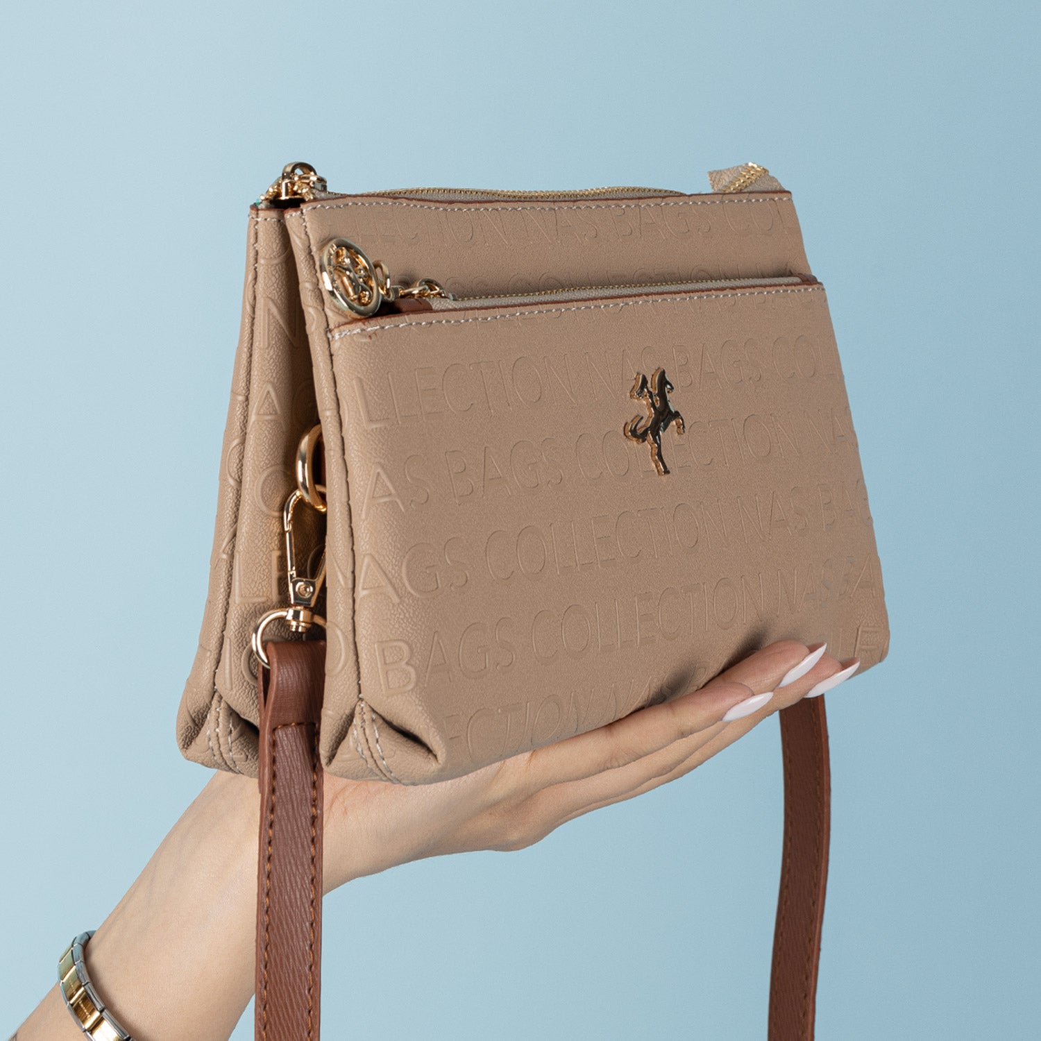 Jodi Kadın Gofraj Ayarlanabilir Askılı Çapraz Çanta