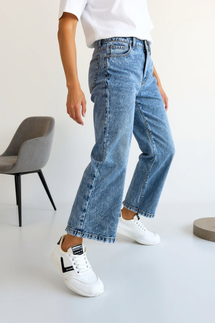 Jowen Kadın Beyaz Bağcıklı Spor Ayakkabı