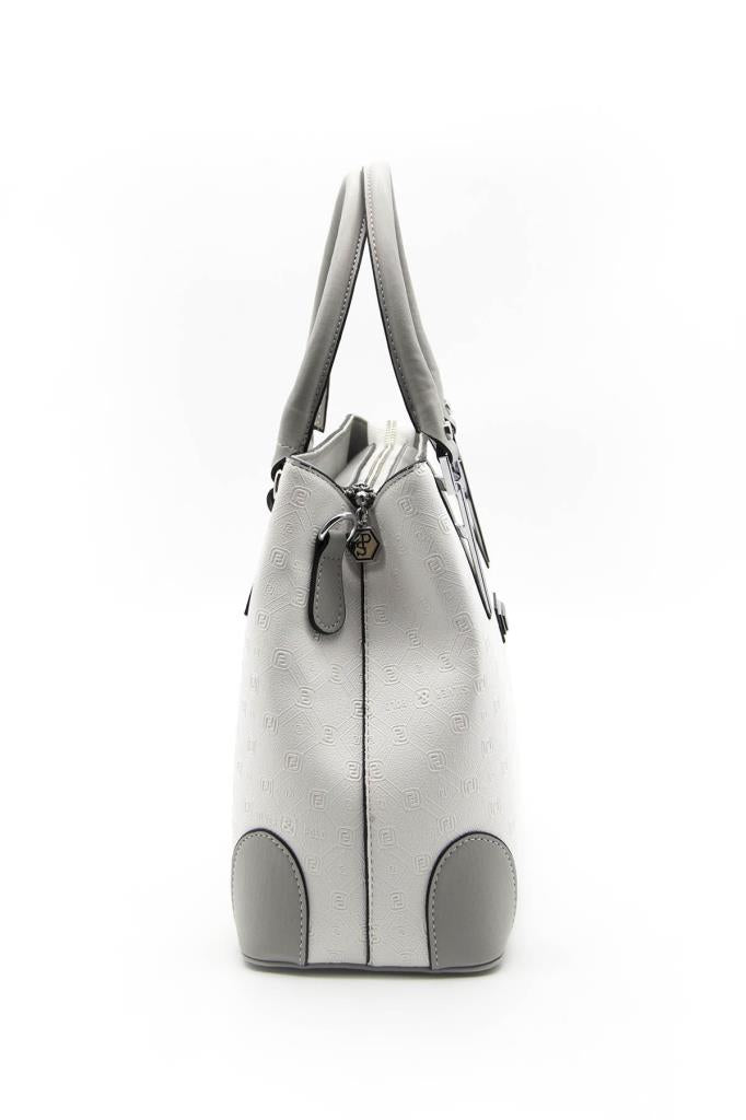 Silver & Polo Beyaz-A.gri SP667 Kadın El Çantası