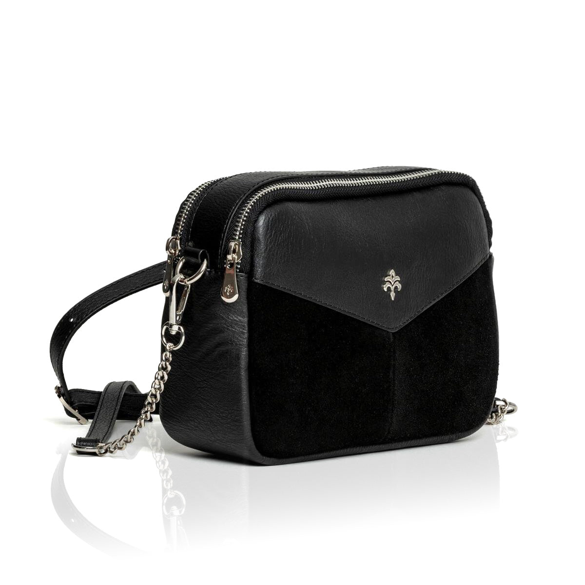 Kaikias Kadın Hakiki Süet Deri Ayarlanabilir Askılı Çapraz Çanta