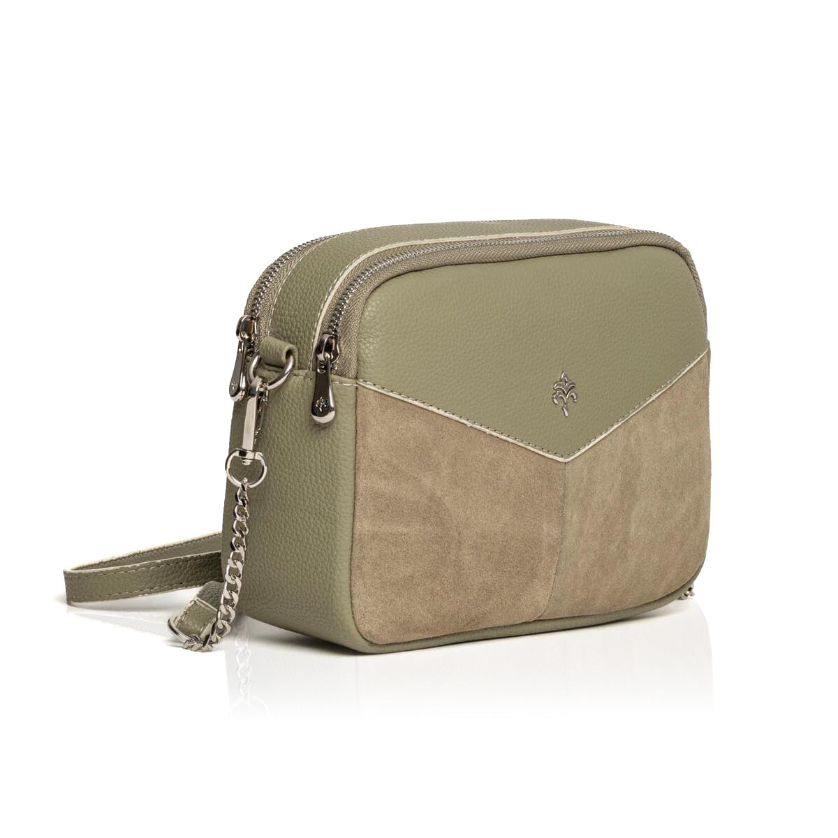 Kaikias Kadın Hakiki Süet Deri Ayarlanabilir Askılı Çapraz Çanta