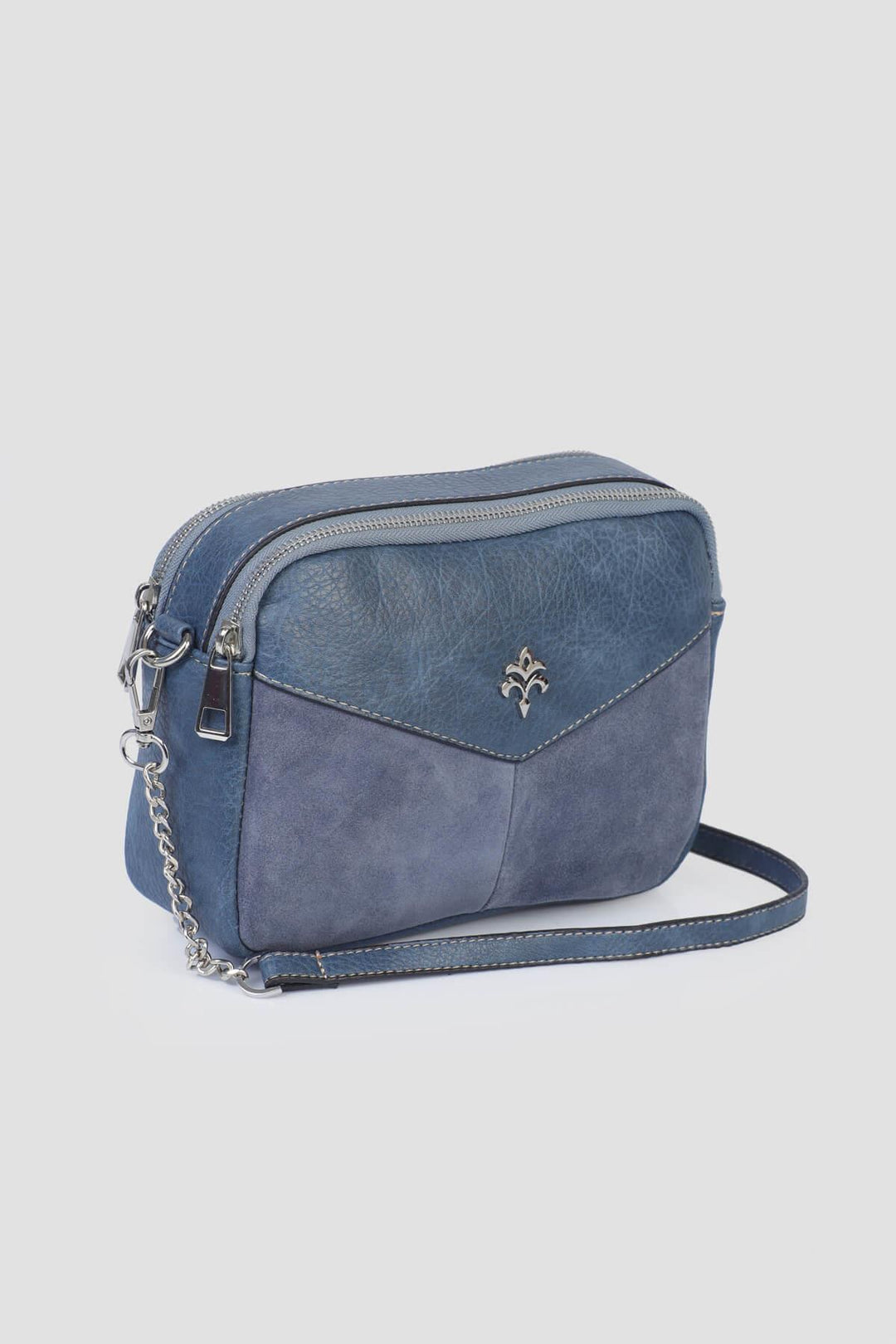 Kaikias Kadın Hakiki Süet Deri Ayarlanabilir Askılı Çapraz Çanta