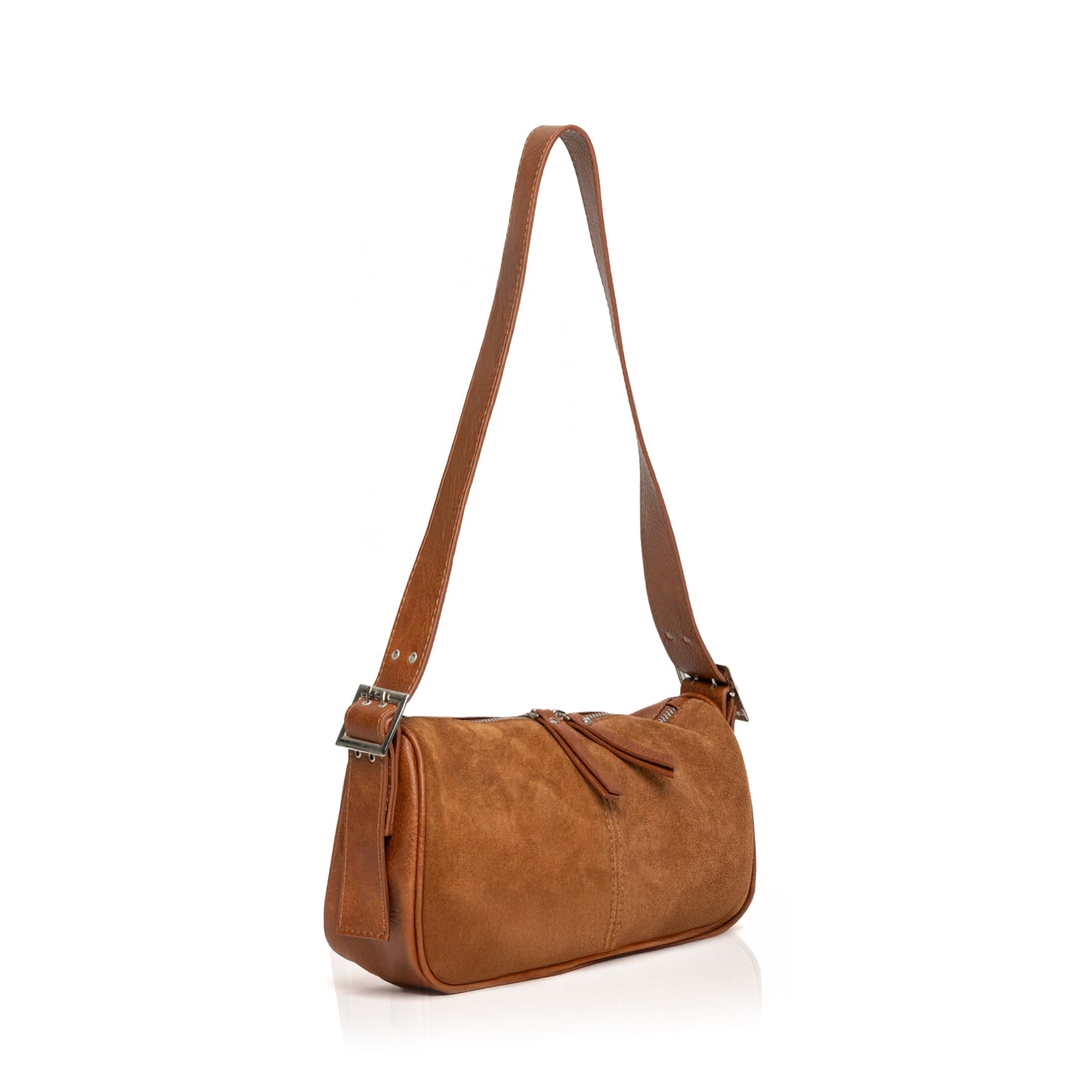 KERES Jacquline Hakiki Deri Kadın Omuz Çantası