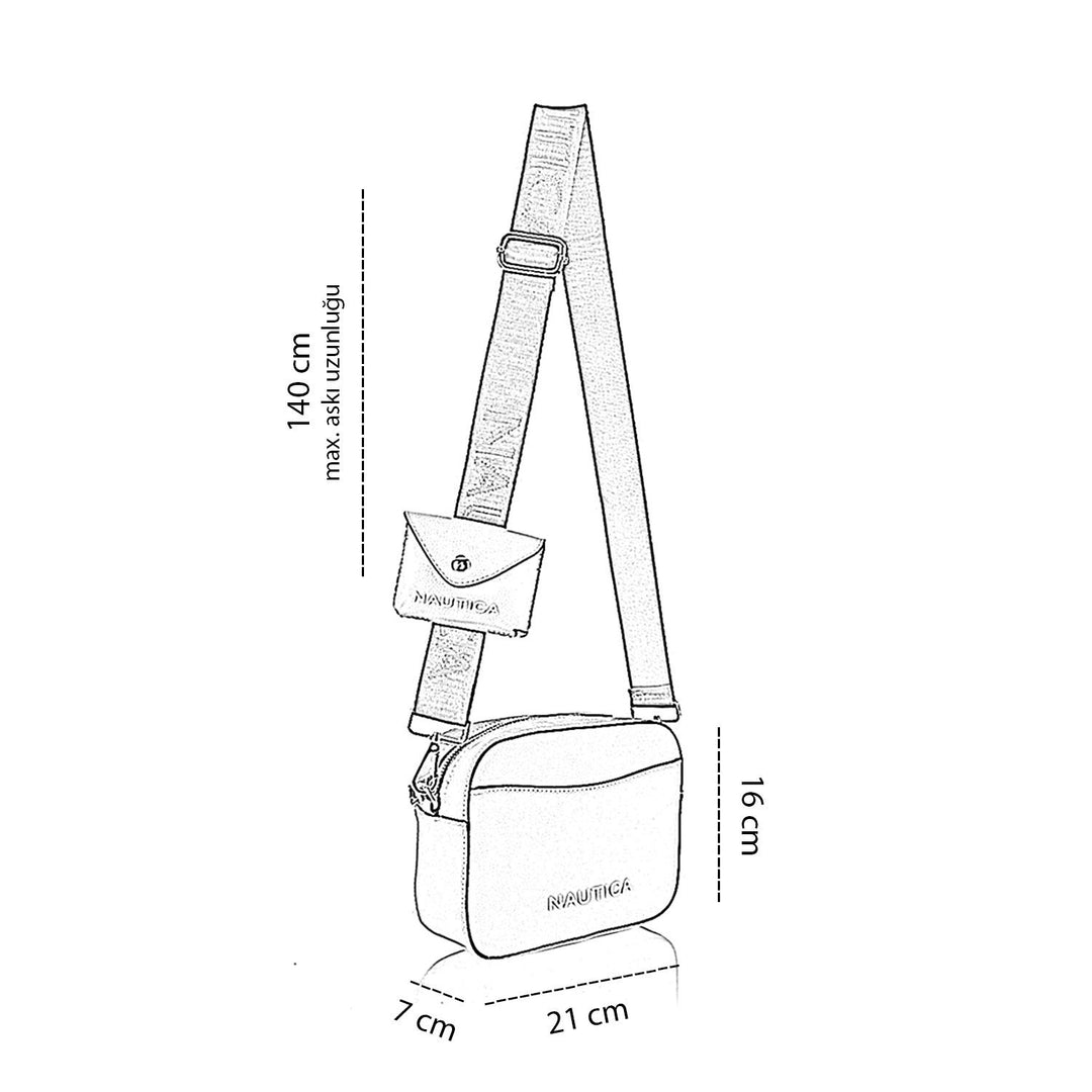 Nautica Kuin Kadın Ayarlanabilir Askılı Çapraz Çanta CN5010T