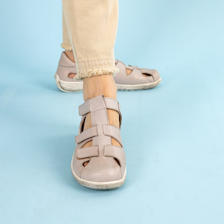 Lances Kadın Hakiki Deri Taş Sandalet