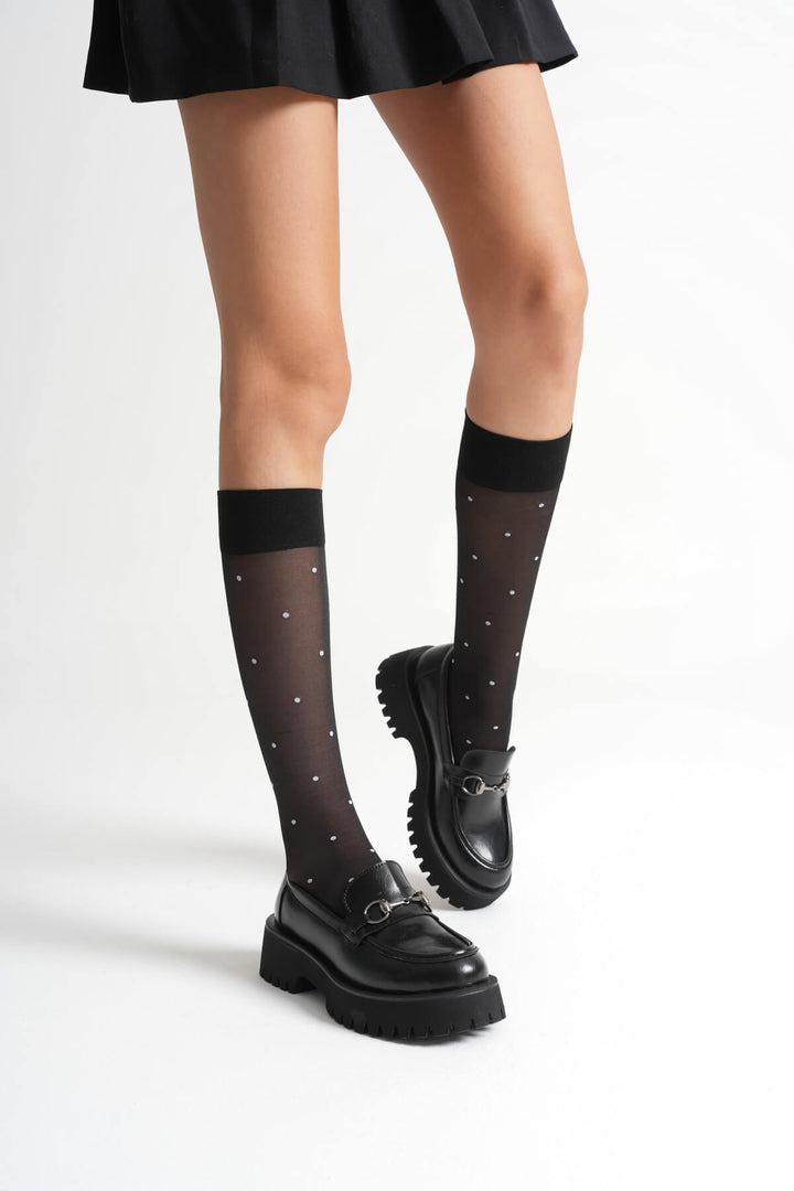 Lara Toka Detaylı Siyah Loafer Ayakkabı