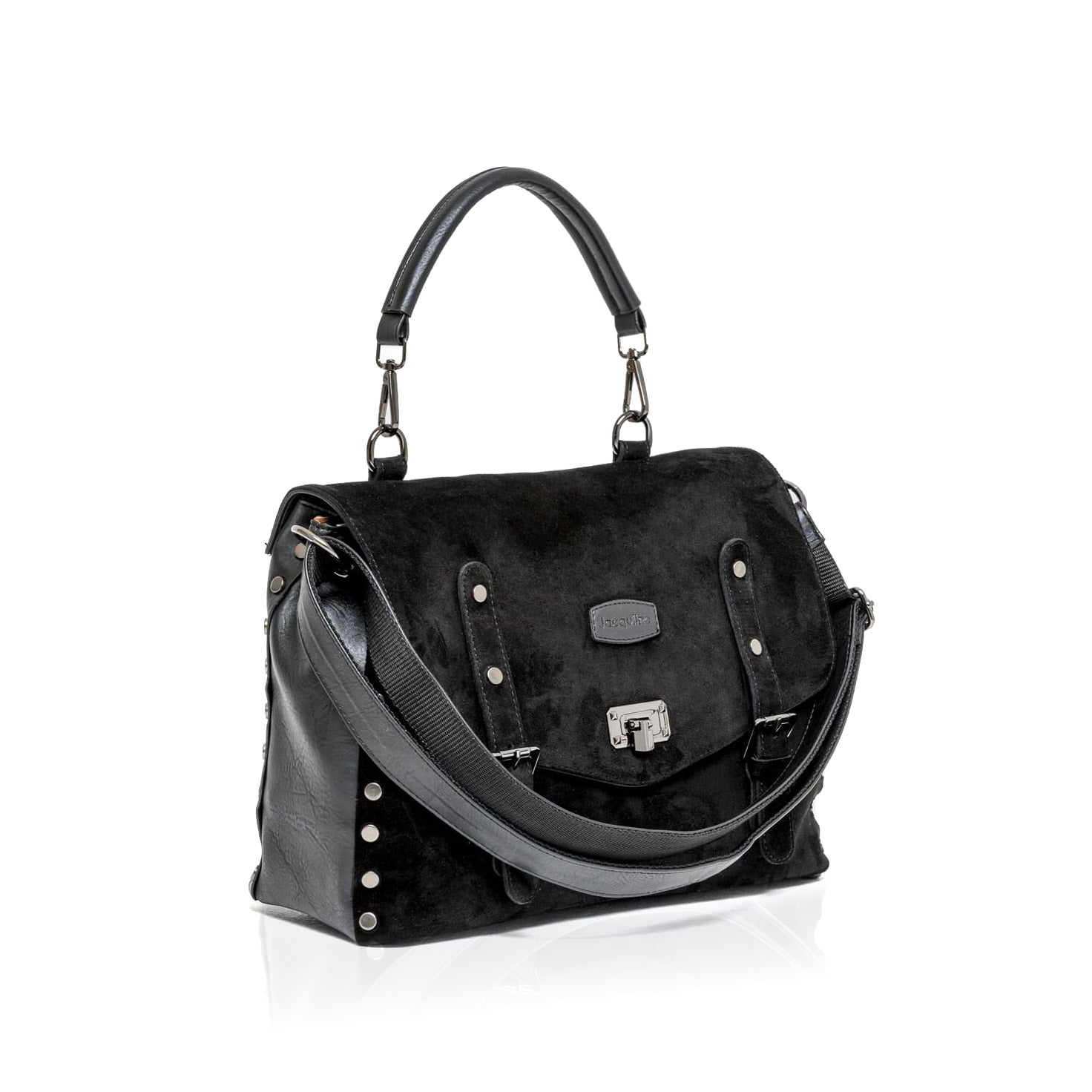 Larıssa-S Kadın Hakiki Süet El Çantası Ve Ayarlanabilir Askılı Çapraz Çanta