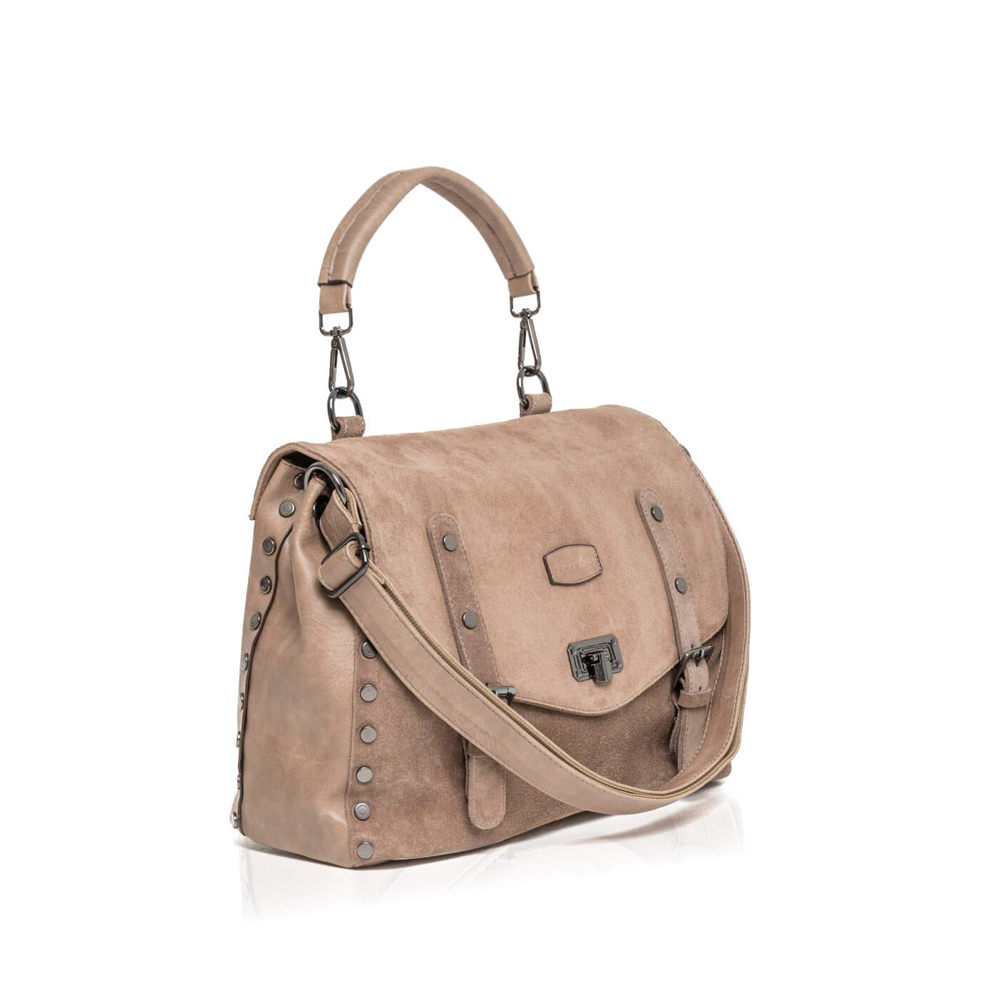 Larıssa-S Kadın Hakiki Süet El Çantası Ve Ayarlanabilir Askılı Çapraz Çanta