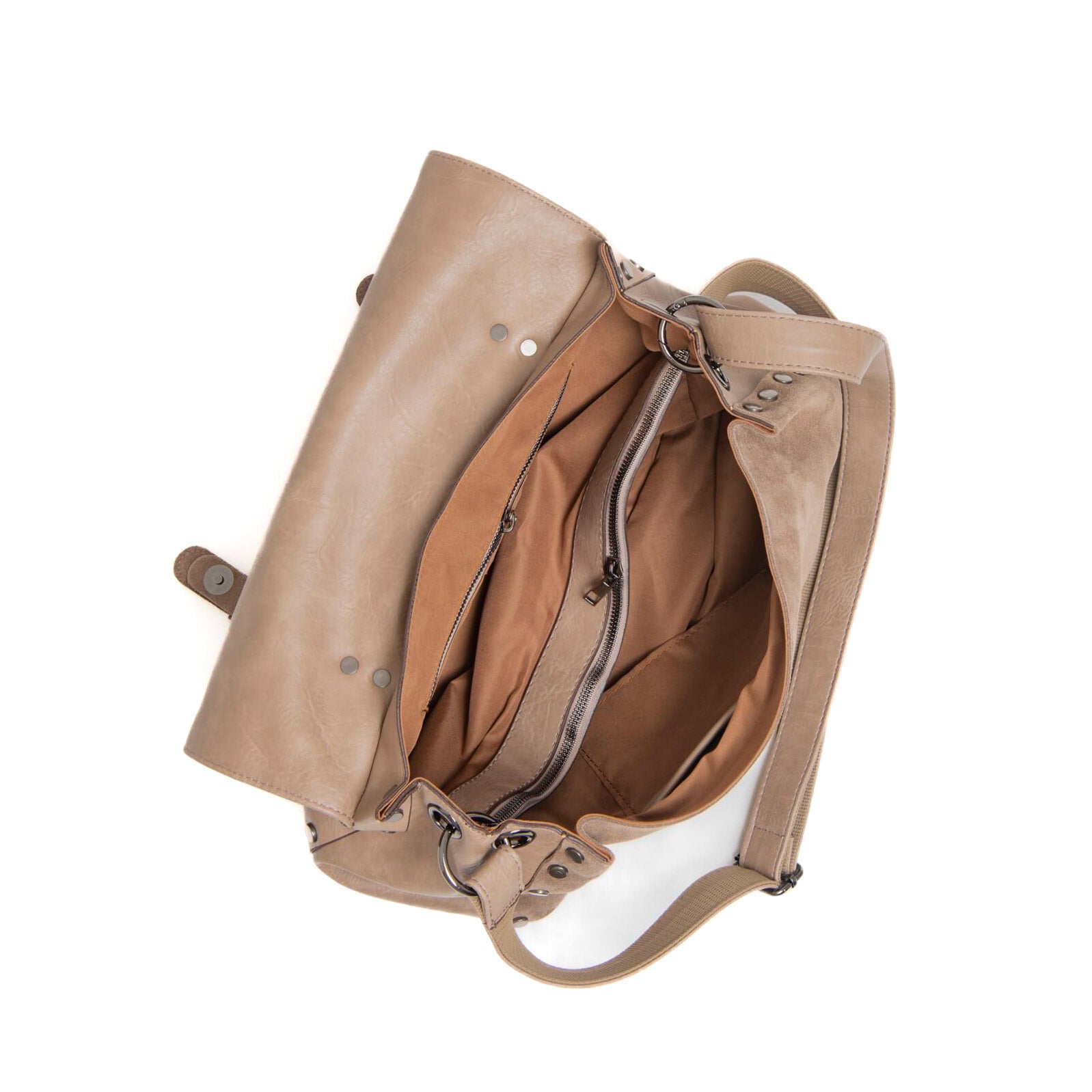 Larıssa-S Kadın Hakiki Süet El Çantası Ve Ayarlanabilir Askılı Çapraz Çanta