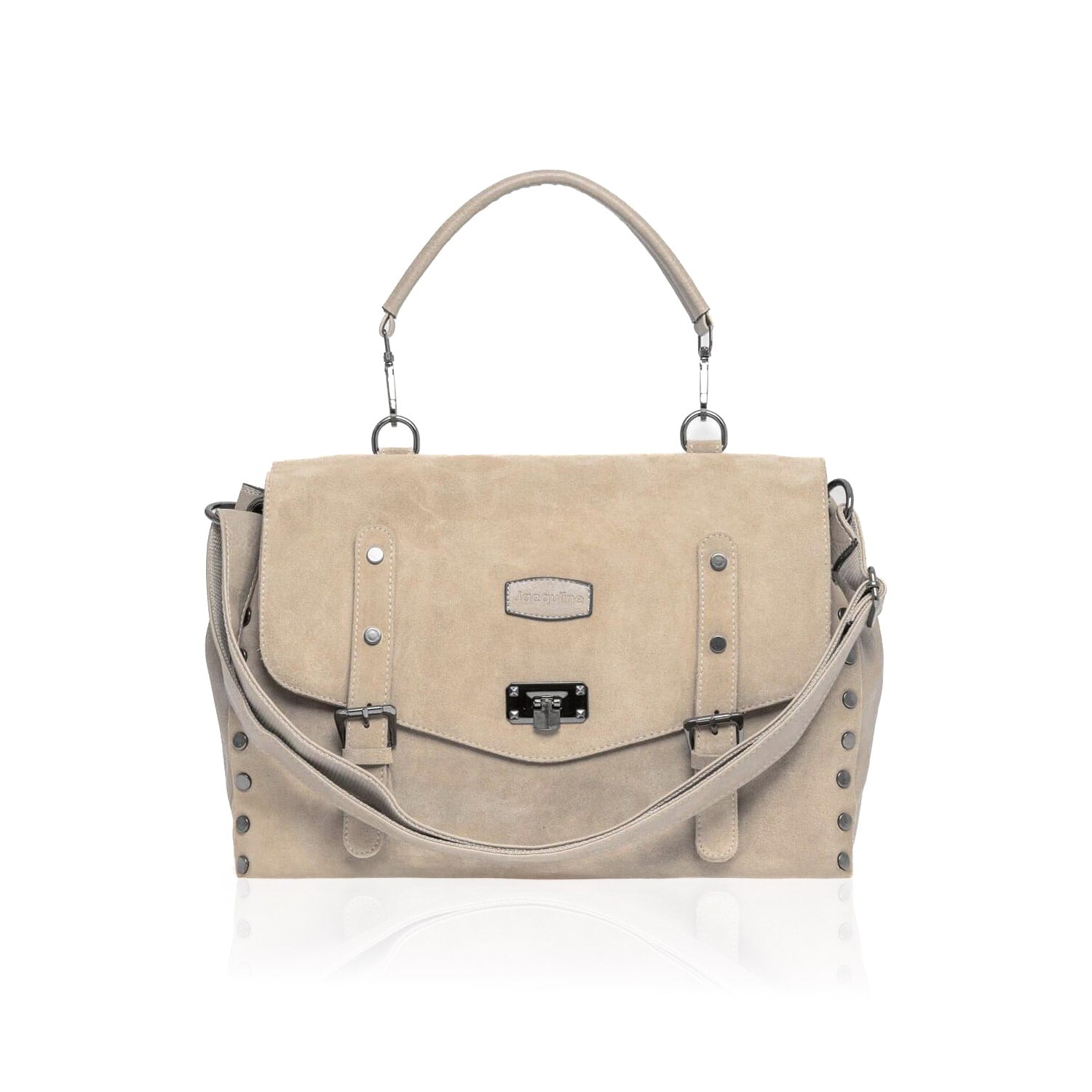 Larıssa-S Kadın Hakiki Süet El Çantası Ve Ayarlanabilir Askılı Çapraz Çanta