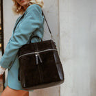 Lılly-S Hakiki Deri Kadın Sırt Çantası Ve Omuz Çantası