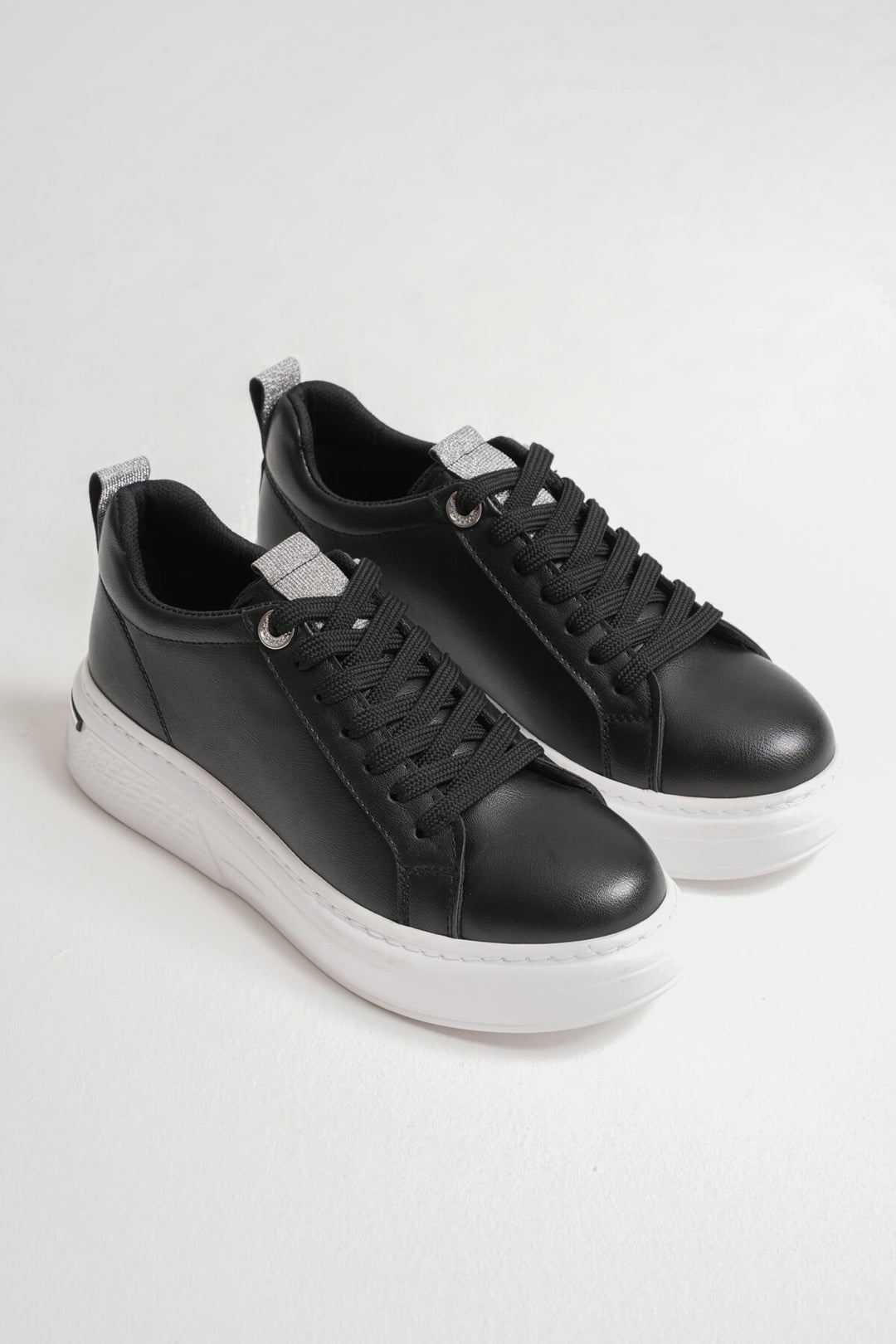Liza Kadın Şık Günlük Siyah Sneaker