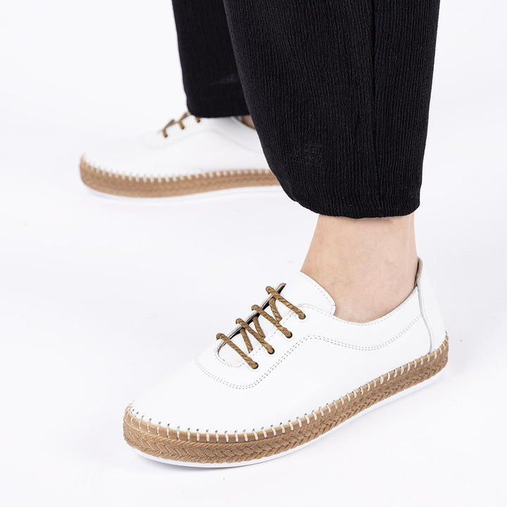Lotte Kadın Hakiki Deri Beyaz Günlük Ayakkabı